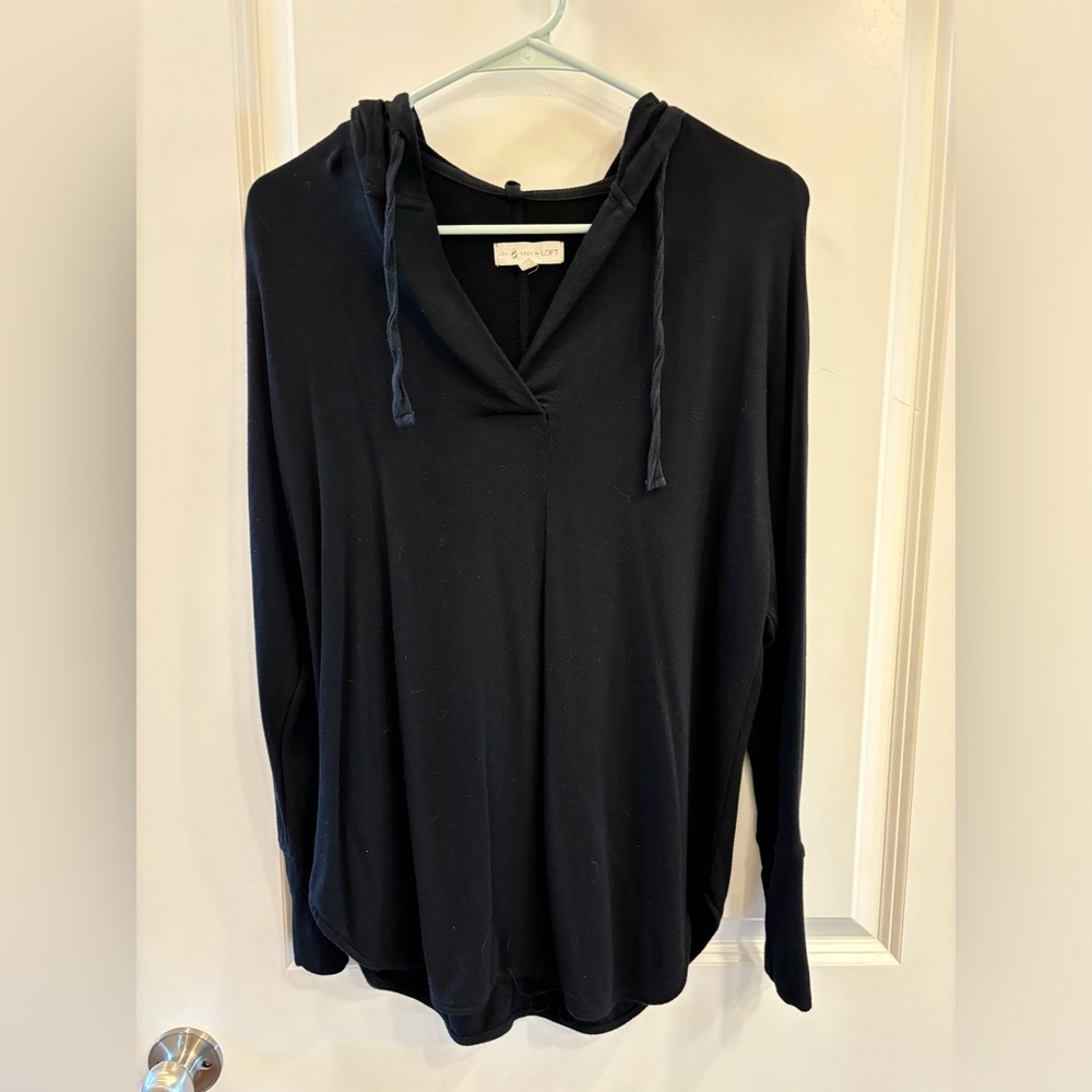 Black Lou and Grey tunic hoodie